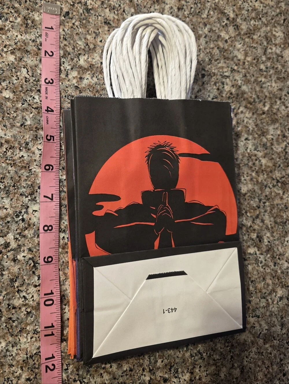 Naruto Designed Swag/Goody Bags 12 ct